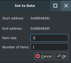 Set to Data