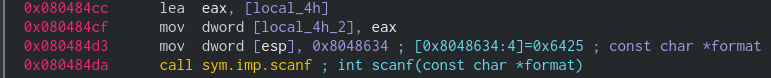 scanf de crackme0x03