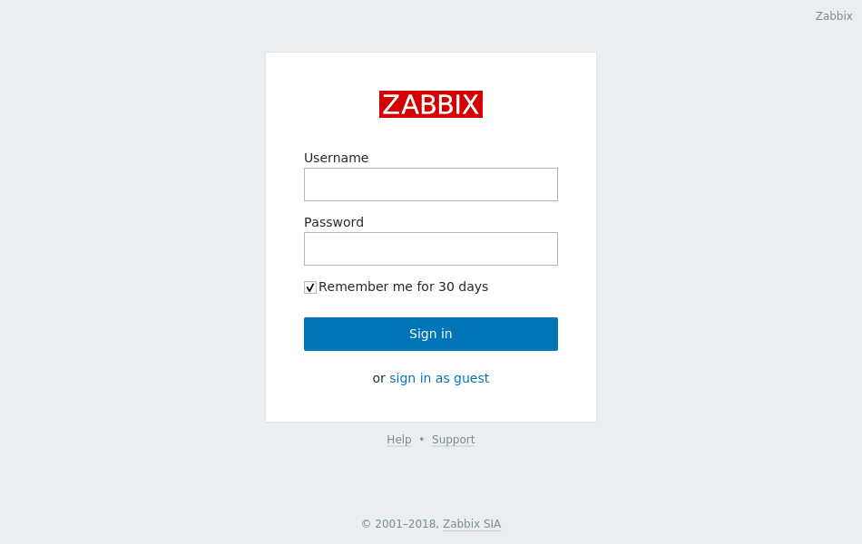 Zabbix Home