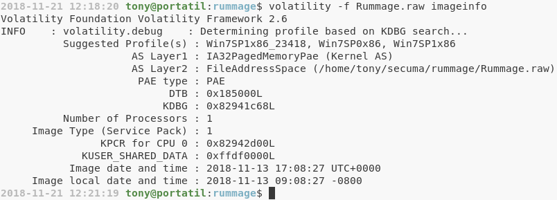 imageinfo de rummage